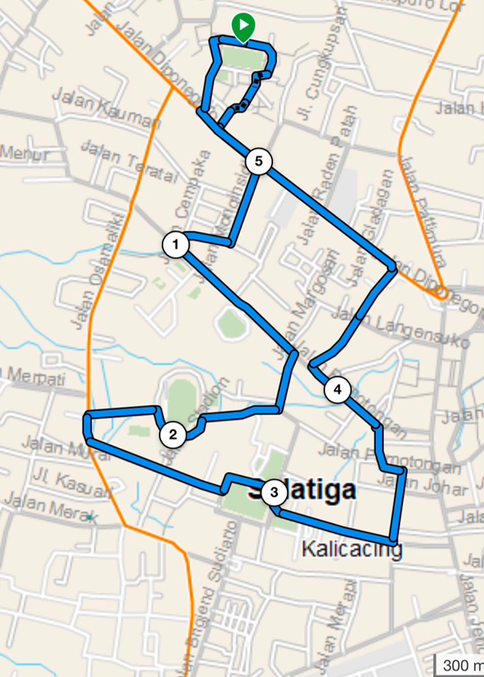 Peta Rute 5K